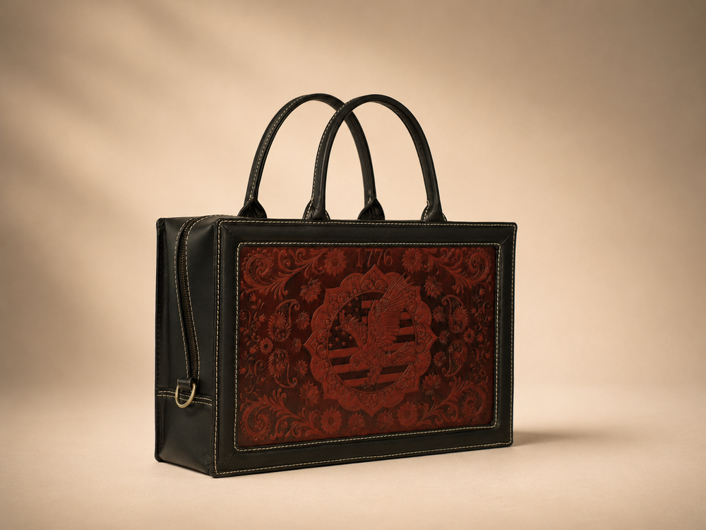 DYLZA leather bag detail